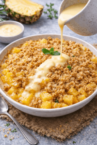 Ananas-Rum-Crumle