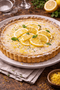 Zitronen-Ricotta-Tarte